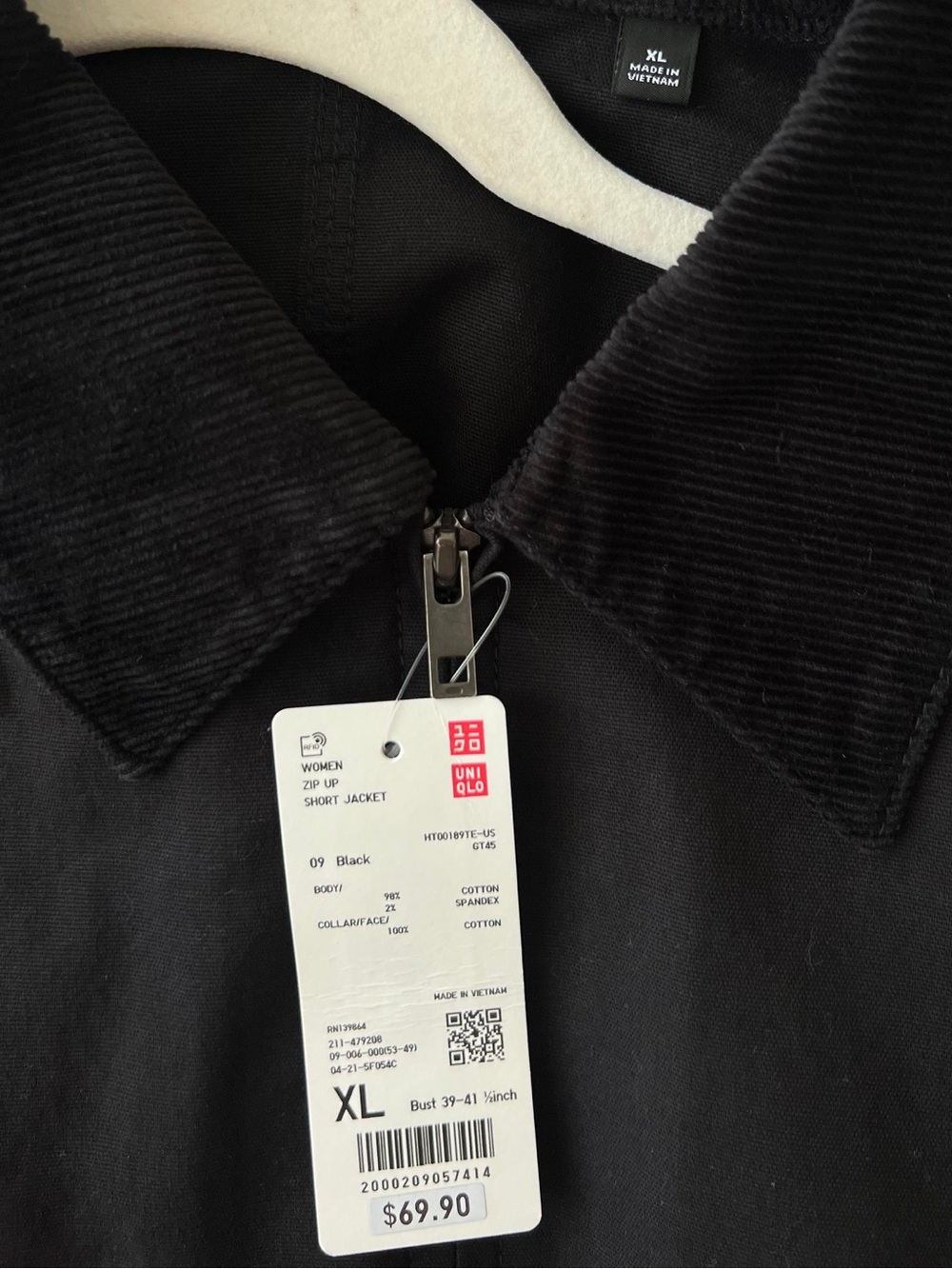 Uniqlo Natural Zip-Up Short Jacket - Picture 2 of 6